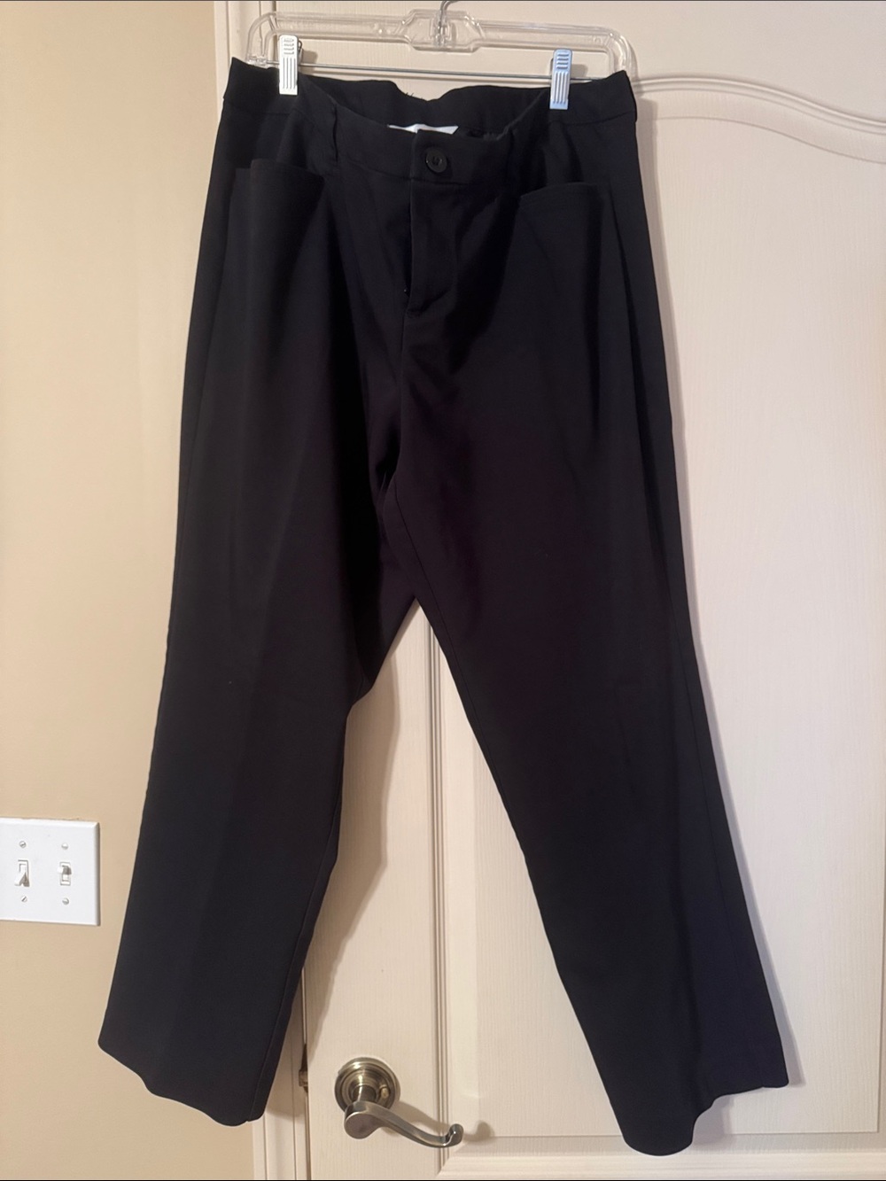 CJ Banks Black Men's Dress Pants - Relaxed Straight Leg